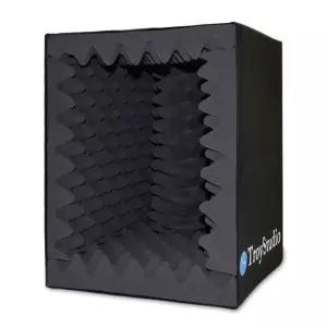 미니 방음부스 가정용 블랙 휴대용 박스 간이 스튜디오