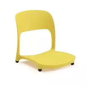 코비아 좌식의자-고정형-옐로우