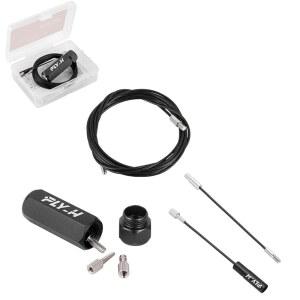 FLY_H 자전거 내부 케이블 배선 도구 키트 탄소 섬유 프레임, Di2 와이어 프레임 나사산 도구, 브레이크 호스 튜브 자석 리드, 보관 액세서리