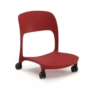 코비아 좌식의자-로라형-레드