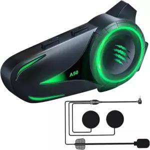 JZAQ 오토바이 헬멧 블루투스 헤드셋 스피커 소음 제거 기능이 있는 실외 헤드폰 초박형 무선