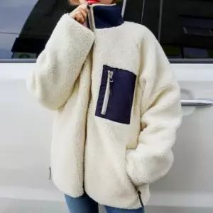 양면 양털 자켓 후리스 집업점퍼 여자아우터 패션룩