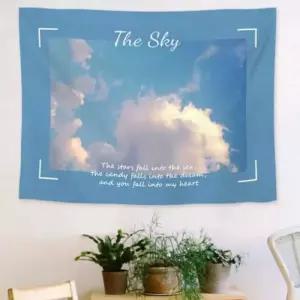 패브릭 구름스카이 가림막 (특대-200X150cm)