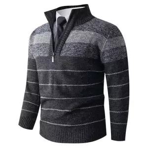 남자 니트 캐주얼 반 집업 카디건 스웨터 댄디 트렌드 M스포1