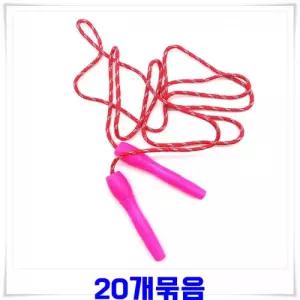 PP손잡이 줄넘기 20개-레드 줄넘기운동 음악줄넘기