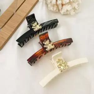 헤어 GGD 곰돌이 테디베어 직 스퀘어 집게핀