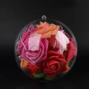 플라스틱 투명볼 대형 투명 고투명 꽃다발 아크릴구 웨딩