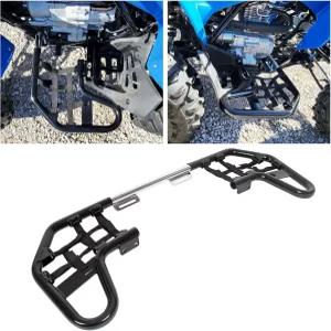 2001-2024 혼다 TRX 250EX 250X 스포츠락스 250 알루미늄+스틸+PP 블랙+실버와 호환되는 넷 가드 랙이 있는