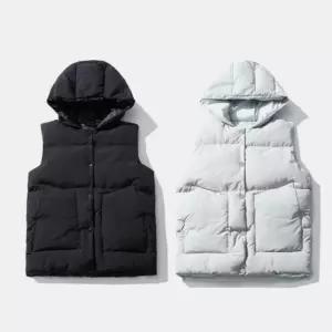 후드 베스트 패딩 조끼 가벼운 베이직 캐주얼