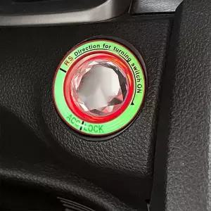 [골드스마일]자동차 전원 스타트 버튼 커버 스티커 야광 차량용