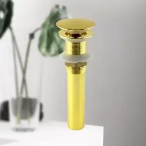 HLBATH 골드 멍폽업 세면대 물마개 자동폽업 GDA신주