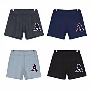 여성하의 영문패치 3부 반바지 트레이닝팬츠 숏팬츠