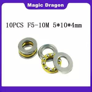 F5-10 미니어처 평면 베어링 축 볼 스러스트 베어링 10 개 F5-10M 5x10x4mm