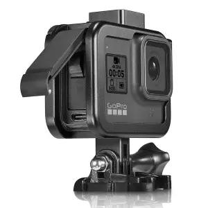 [골드스마일]고프로8 호환 알루미늄 범퍼 케이스 프레임 핫슈 마이크