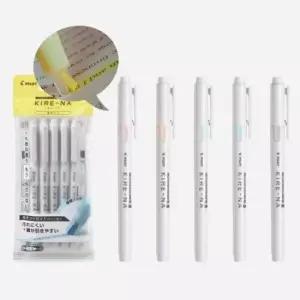 [문구/오피스] 5색세트 형광펜 트 트윈 C2 키레나 페일컬러 팁가이드