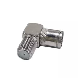 RF 커넥터 ㄱ자 변환 젠더 푸쉬타입 TV 안테나 CCTV 동축 케이블 잭 SJ0021-B