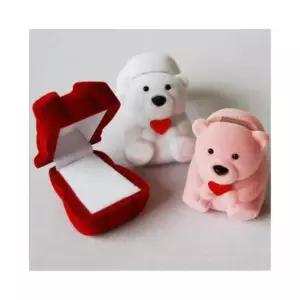 벨벳 곰 보석상자 주얼리보관함 반지케이스 목걸이케이스 귀걸이케이스 프로포즈반지