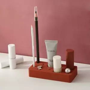 실리콘 화장품 정리 거치대 브러쉬 립스틱 보관정리함 립스틱꽂이 립스틱정리 립스틱홀더