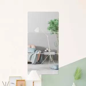 사각 아크릴벽거울 욕실거울 부착식 20x30cm 3개 화장대 벽 인테리어 거울 포인트 원형 40cm