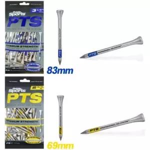 PTS 프라이드스포츠 티타늄 스트렝스 골프티 83mm 65ea