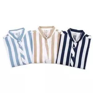 셔츠 남성 상의 헨리넥 봄코디 굵은 간절기 줄무늬 데