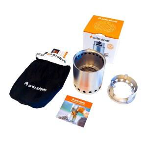 솔로 스토브 타이탄 없음 디자인 필요 액체 스틸 휴대용 용기 스테인리스 백패킹 연료 우드 훌륭한 요리용 야외 배터리나 캠핑 컴팩트