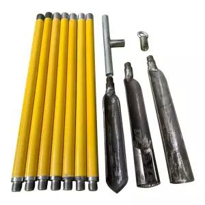 구멍파기 갯벌삽 관통삽 땅파기 농기구 파이프 해루질