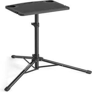 콩밍카 실내 자전거 책상 - 미끄럼 방지 표면이 있는 접이식 테이블탑 조절 가능한 높이 컴퓨터 스탠드