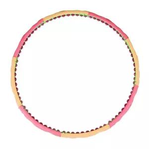 스타 훌라후프 S로즈 2.5자석내장 에어쿠션돌기 허리살빼기 허리살 운동 옆구리기구 살빼기 옆구리살