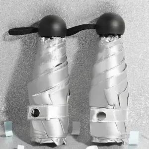 미니 자외선차단 양산 튼튼한 휴대용 햇빛차단 경량 우양산 티타늄 우산 접이식 우산 초경량 암막 5단