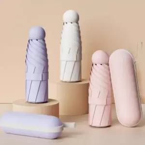 여름 자외선차단 겸용 암막 접이식 초경량 양산 우산 햇빛차단 가벼운 우산 우양산 휴대용 미니 포켓