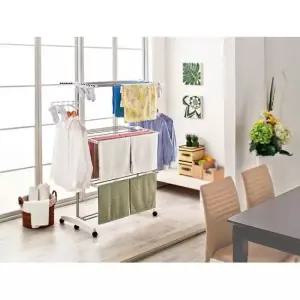 PS로빙 6단접이식 빨래건조대 바퀴형 고급 빨래건조대