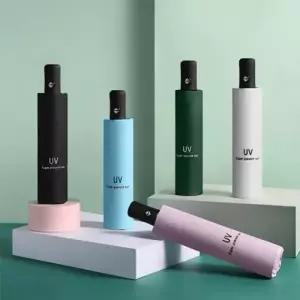 D UV 자외선차단 암막 원터치 3단 자동 우산 겸용 양산