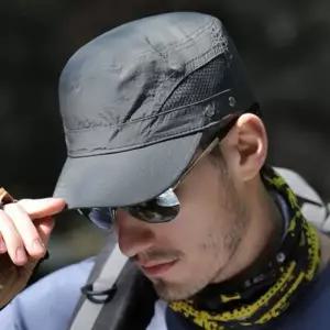 캠핑 모자 자외선차단 시원한 낚시 아웃도어 여름 작업용 군모 메쉬 통기성 스 등산 남성 좋은 햇빛가리개