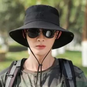메쉬 남성용 햇빛가리개 통기성 모자 벙거지 등산 캠핑용 아웃도어 낚시 자외선차단 벙거지 여름 사 시원한
