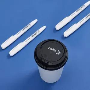 네임펜 네임펜M 12자루 1타 화이트 굵은글씨용