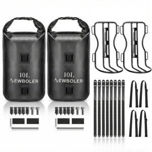 산악 자전거 로드 바이크를 롤 오프닝 디자인의 경량 드라이 백 포크 프론트 랙 1팩 2팩이 포함된 소우시우 10L 방수 기능이