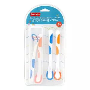 피셔프라이스 온도 감지 이유식 스푼 4개 + 케이스 1개