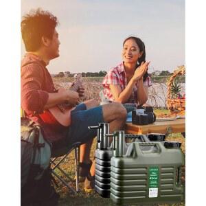 자동 터치 장비 워터 충전식 제어 5갤런 군용 휴대용 없는 하이킹을 펌프 진정한 누수 야외 펌프가 위한 캠핑 장착된 스피갓이 물통 타입 그린