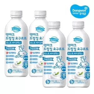 [동원] 덴마크 드링킹 요구르트 포스트바이오틱스 플레인 750ml x 4개