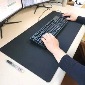 게이밍장패드 장패드 장마우스패드 블랙 책상 데스크매트