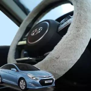 TBZ 자동차핸들커버 소나타하이브리드 겨울핸들커버 순정색상