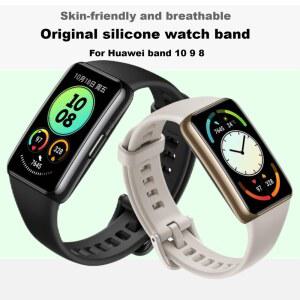 화웨이 밴드 10 용 기존 실리콘 시계 band10 9 8 NFC 케이스 스트랩 액세서리 스마트 팔찌