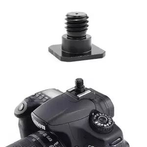 DSLR 카메라 3/8 나사 핫슈 어댑터 조명 마이크 모니터