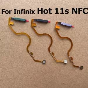 지문 센서 홈 단추 메뉴 터치 ID 스캐너 리본 커넥터 인피닉스 핫 11s NFC X6812 X6812B 플렉스 케이블용