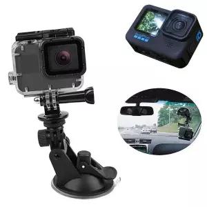 GOPRO10 호환 액션캠 자동차 유리 흡착 거치대 블랙박스 고프로10