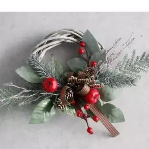 크리스마스 레드 리스 조화 장식 홈 홈파티 레드리스 인테리어 트리장식