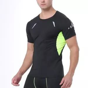 남성 슬림 스타일 신축성 좋은 헬스 홈트 반팔티