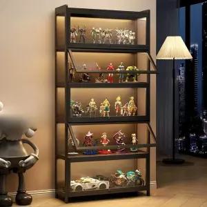 피규어 진열장 아크릴 장식장 인형 거실 조명 피규어진열장