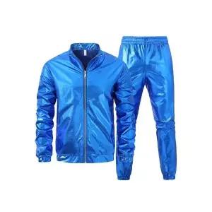 남자 댄디 가디건 브이넥 반짝이 공연복 세트 집업 카디건 재킷 캐주얼 바지 M스포1